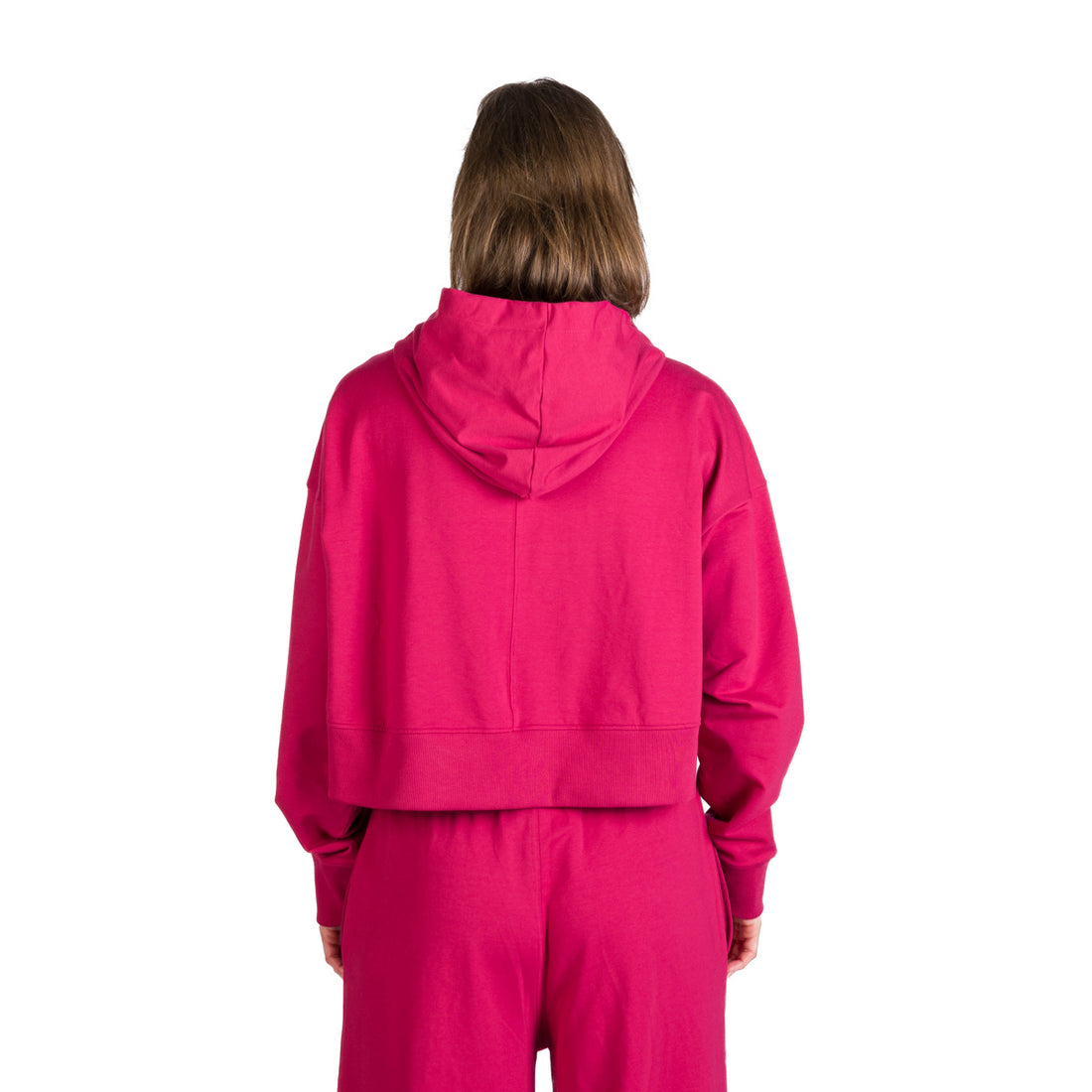 Women's shortened urban oversize sweatshirt with hood PATTI
