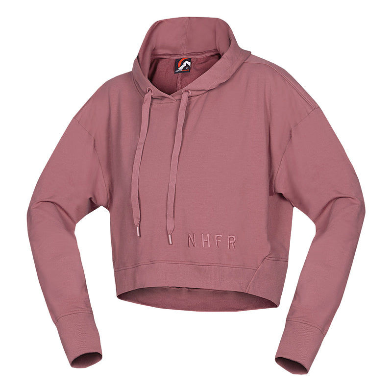 Women's shortened urban oversize sweatshirt with hood PATTI