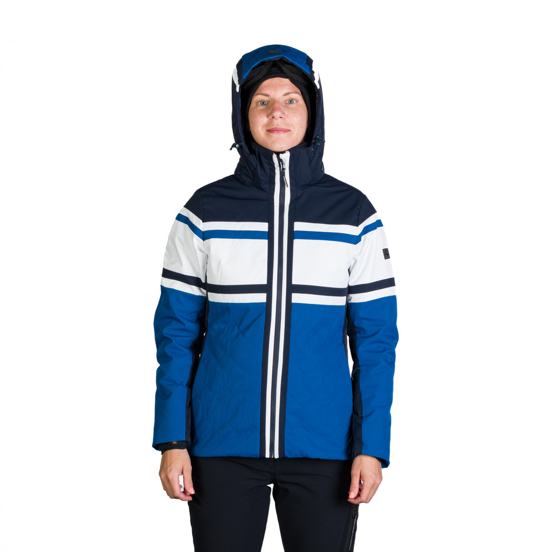 Women's ski jacket insulated with membrane SKYLA 