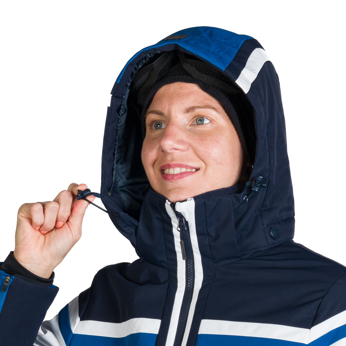 Women's ski jacket insulated with membrane SKYLA 