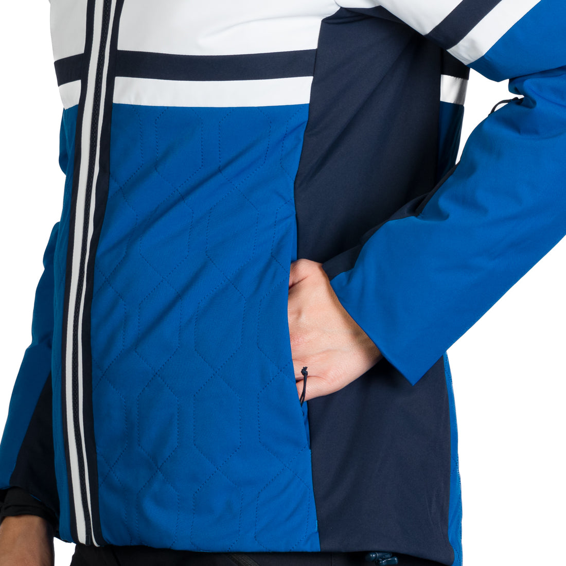 Women's ski jacket insulated with membrane SKYLA 