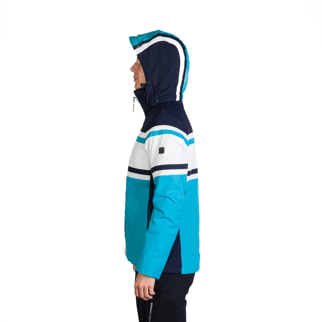 Women's ski jacket insulated with membrane SKYLA 