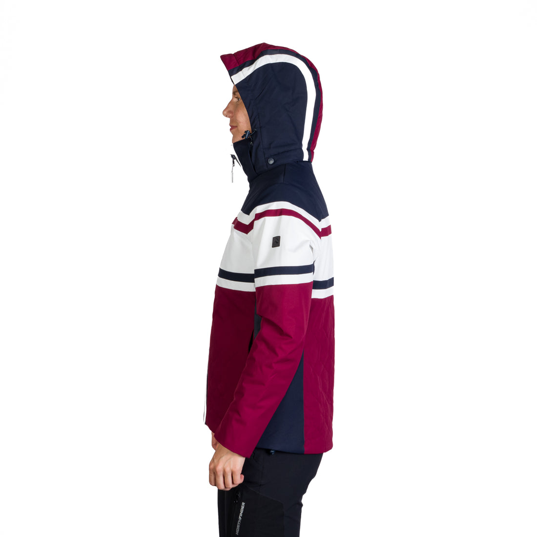 Women's ski jacket insulated with membrane SKYLA 