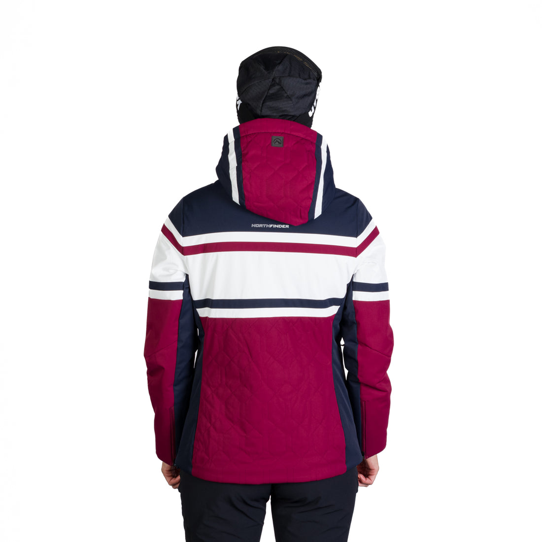 Women's ski jacket insulated with membrane SKYLA 