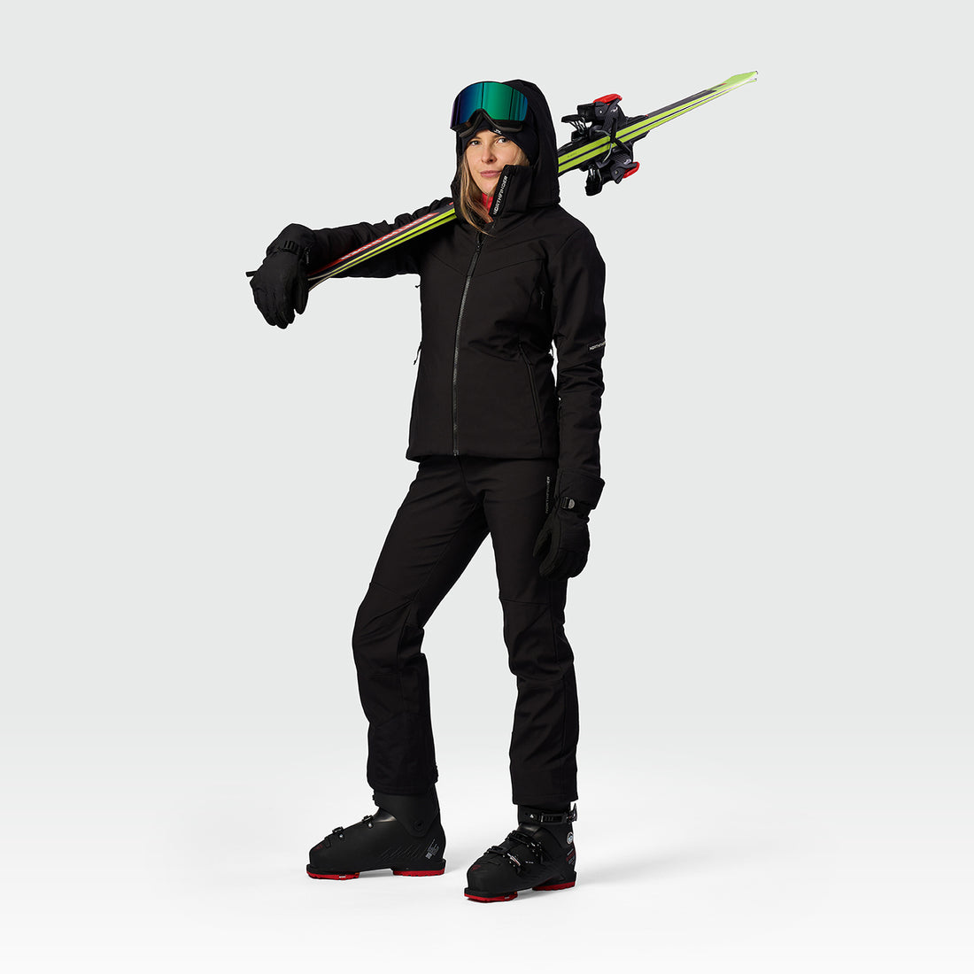 women's ski technical softshell jacket