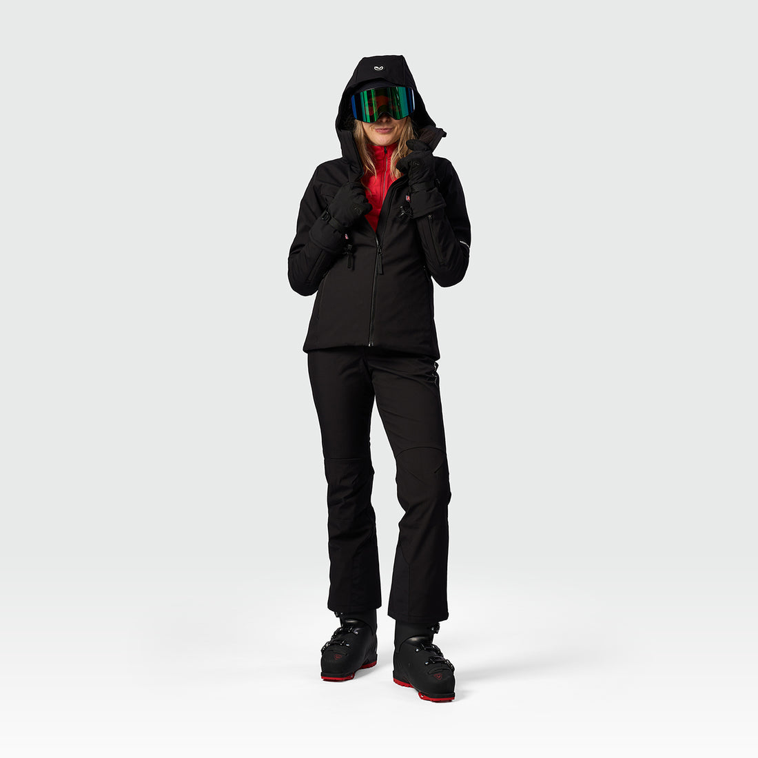 women's ski technical softshell jacket