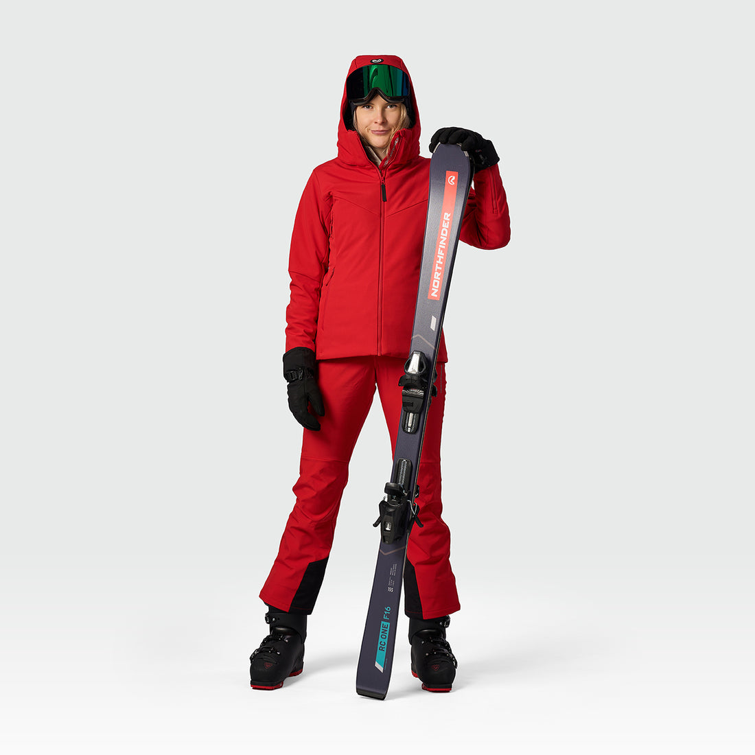 women's ski technical softshell jacket