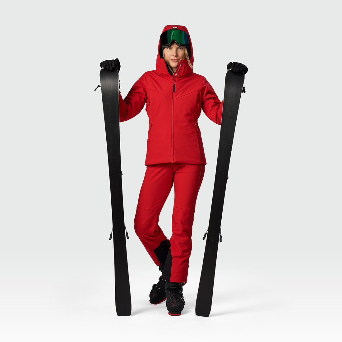 women's ski technical softshell jacket