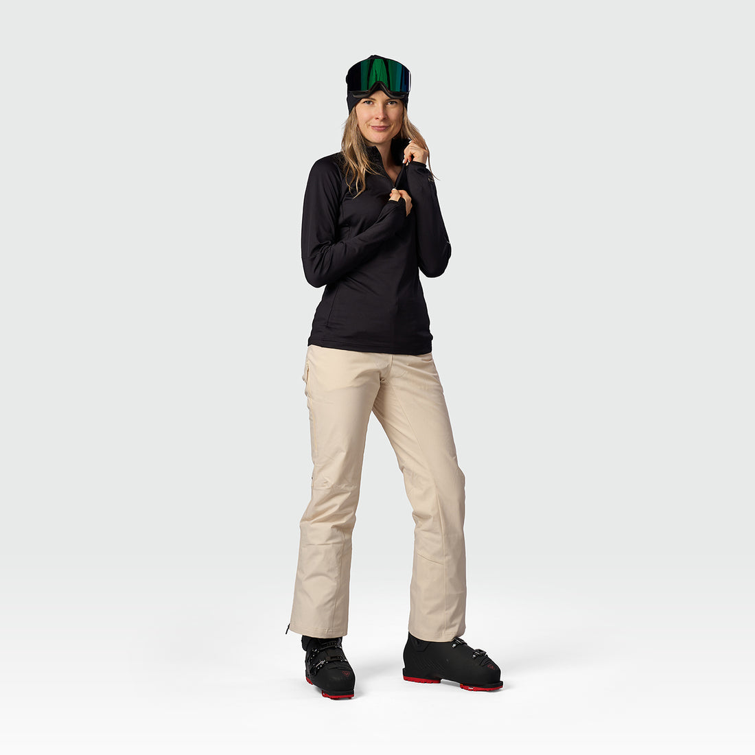 Women's technical ski active sweater JASLYN