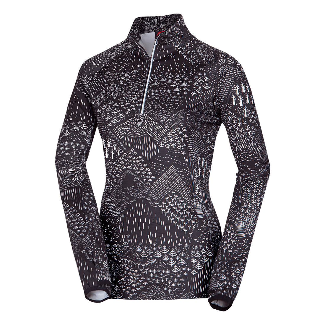 Women's technical ski active sweater JASLYN