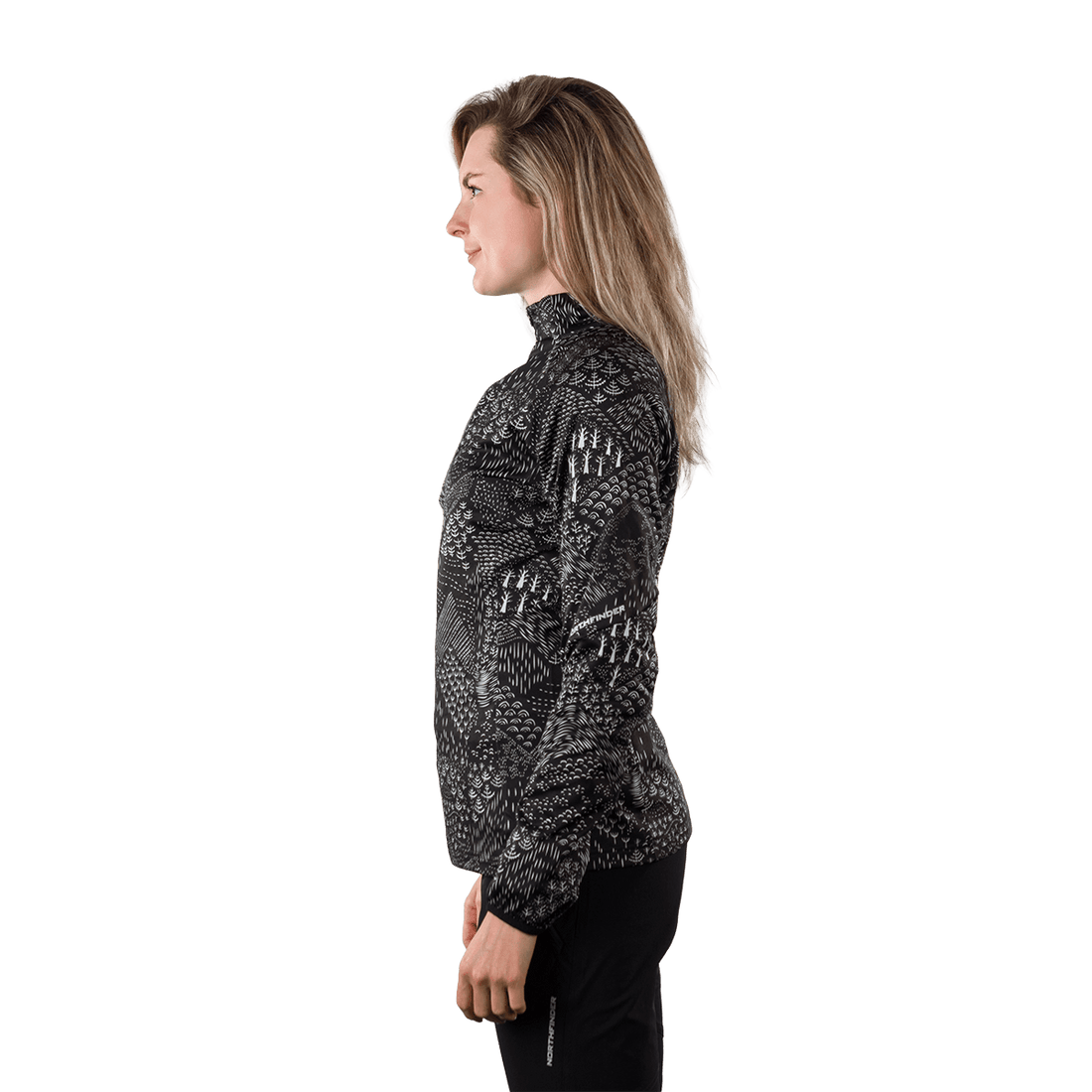 Women's technical ski active sweater JASLYN