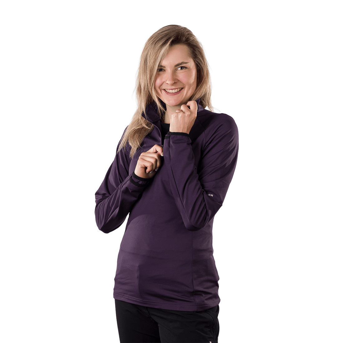 Women's technical ski active sweater JASLYN