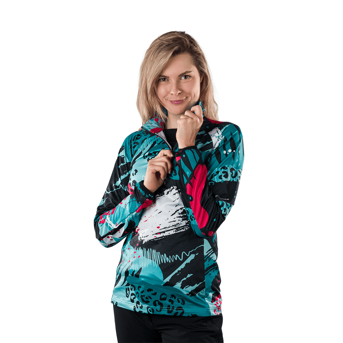 Women's technical ski active sweater JASLYN