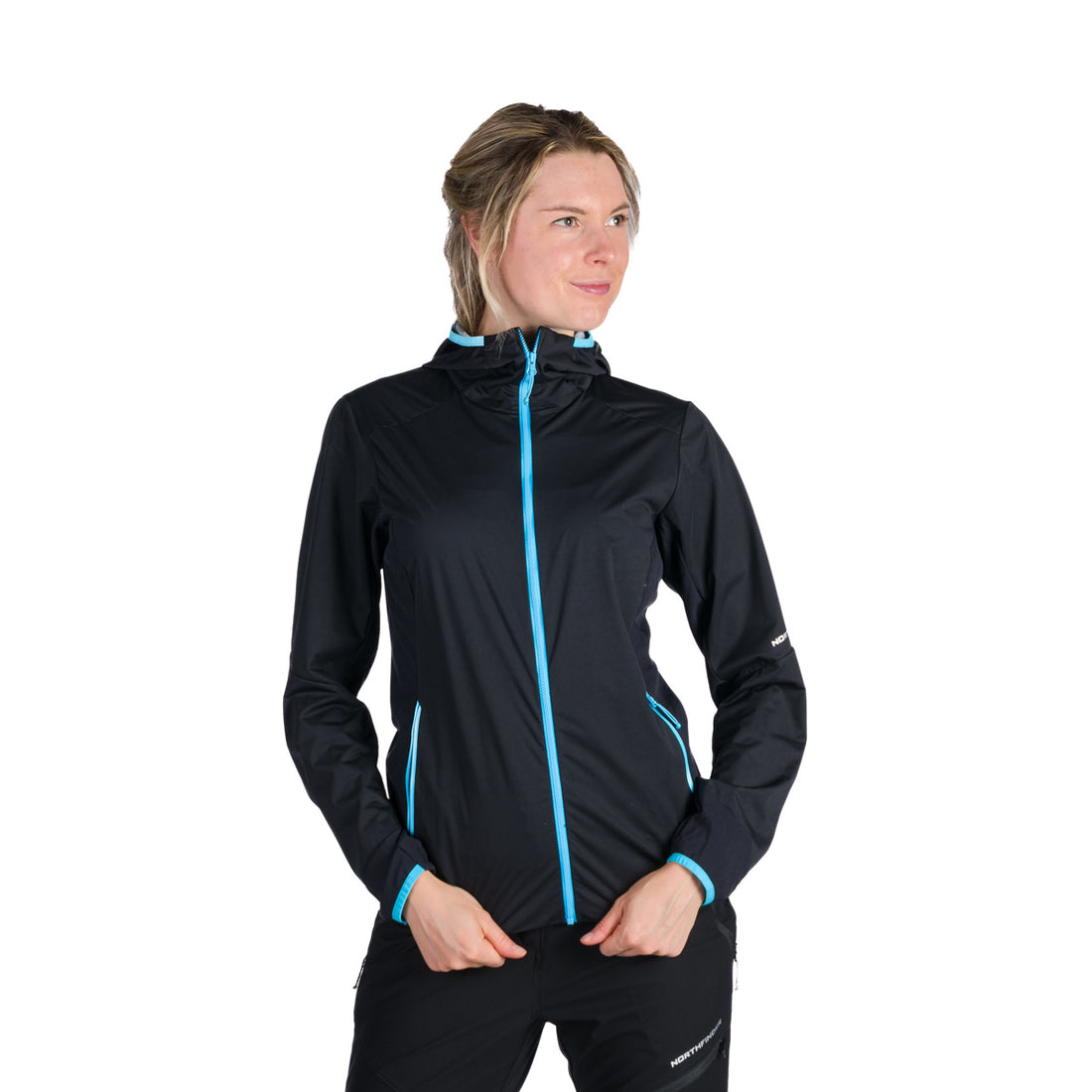  Women's trekking hybrid multisport lightweight jacket 2.5L KENDRA