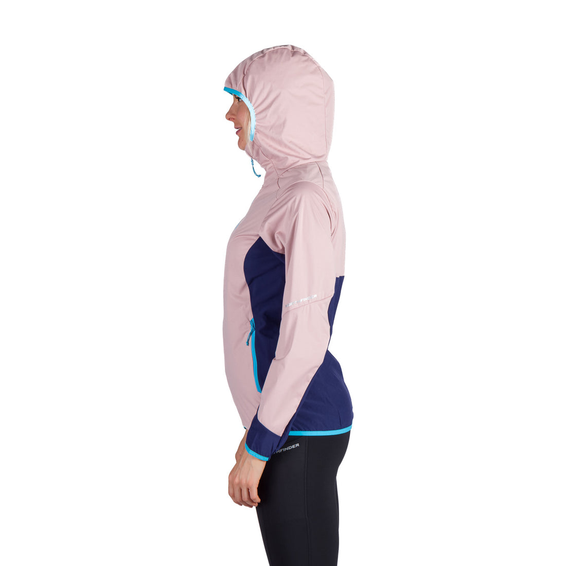  Women's trekking hybrid multisport lightweight jacket 2.5L KENDRA