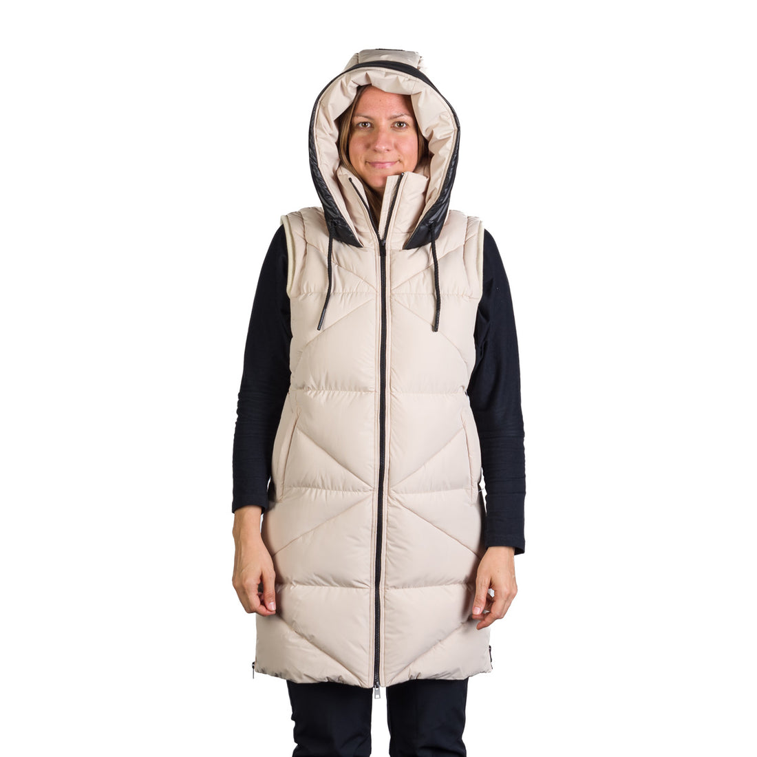 Women's warm quilted vest JERRI