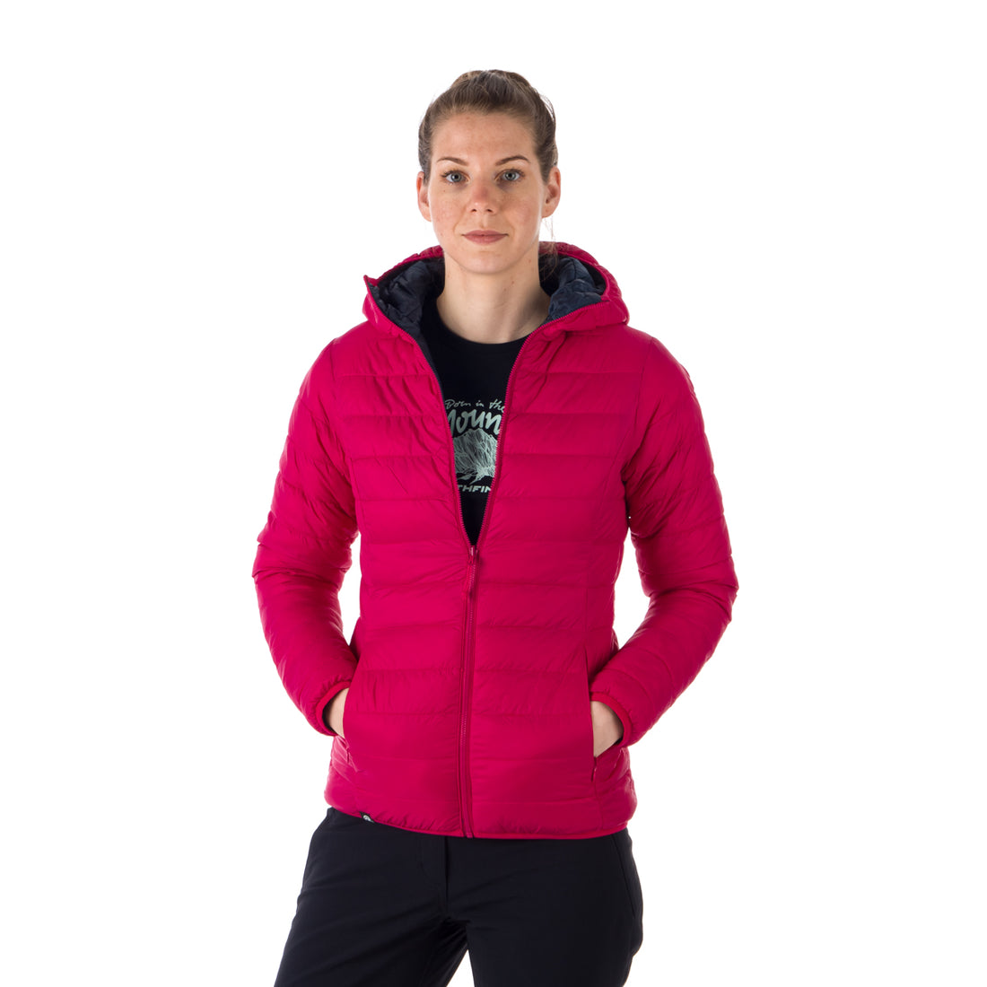 Women's warm reversible jacket ANNIE BU-6034OR