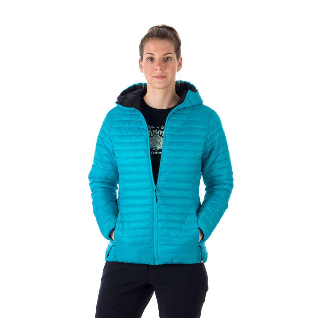 Women's warm reversible jacket ANNIE BU-6034OR