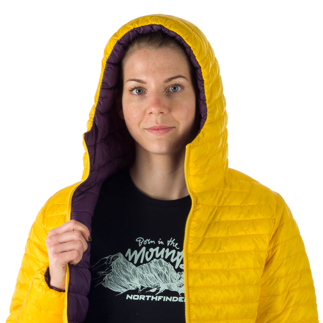 Women's warm reversible jacket ANNIE BU-6034OR
